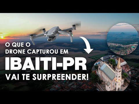 O drone sobrevoou Ibaiti e capturou isso!