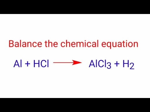Al+HCl=AlCl3+H2 balance the chemical equation @mydocumentary838 al+hcl=alcl3+h2 balancethe equation