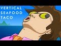 Vertical Seafood Taco 