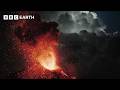 Drone Captures Huge Volcanic Eruption In HD BBC Earth Science