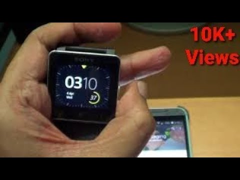 Sony Smart Watch Pairing & Installing Apps using Smart Phone