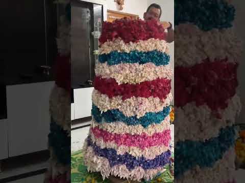 Making of Bathukamma| Nalla's Bathukamma 2022| Telangana Special Festival of Flowers|