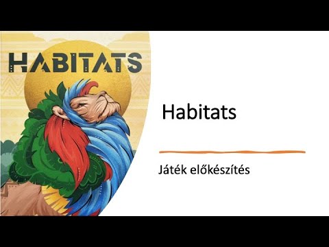 Habitats - Játék előkészítés - Robert SoloPlay
