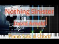 🎹Nothing Sinister, Solo & Chord, David Arnold, Synthesia Piano