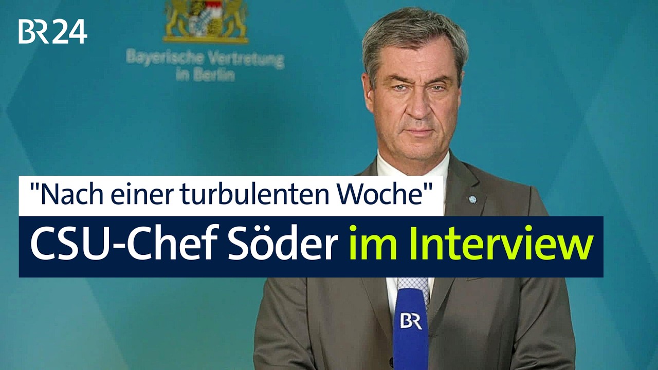 Söder im Interview: "Wir müssen noch viel mehr machen, es reicht noch nicht" | Kontrovers | BR24