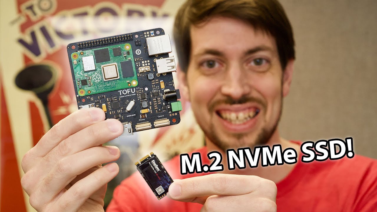 FINALLY! Native M.2 NVMe on a Raspberry Pi - CM4 TOFU
