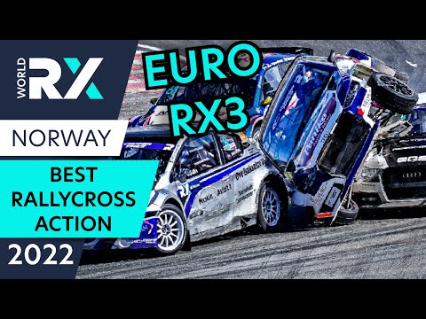 Best Euro RX3 Rallycross Action | Ramudden World RX of Norway 2022