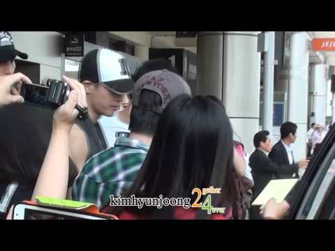 120616 KimHyunJoong fancam-Arrival from HANEDA@Kimpo airport