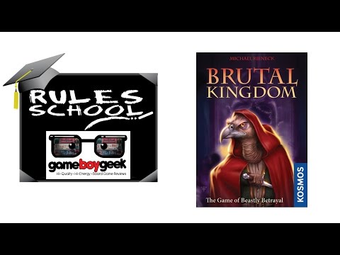Learn How to Play Brutal Kingdom (Rules School) with the Game Boy Geek