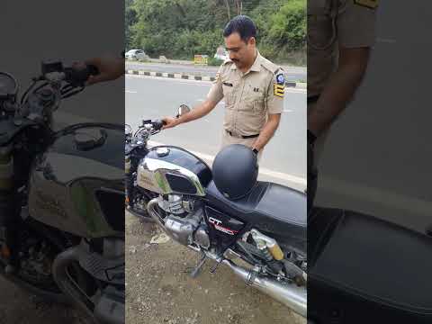 HP Police Caught me GT-650 Exhaust #police #gt650 #exhaust