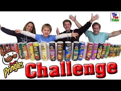 Ultimative PRINGLES CHALLENGE - 26 Sorten erkennen - 35 Min Special TipTapTube