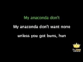 Anaconda Instrumental With Hook