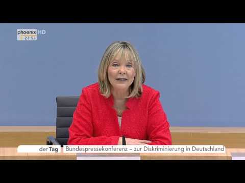 Diskriminierung in Deutschland: Christine Lüders gibt Pressekonferenz am 19.04.2016
