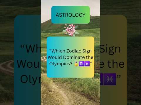 Zodiac hidden Olympics champions