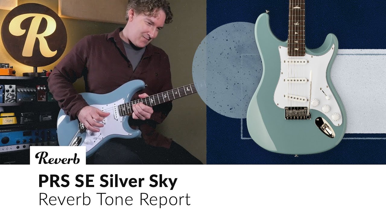 Paul Reed Smith (PRS) SE Silver Sky Electric Guitar w/Gigbag - Ever Green (Limited)