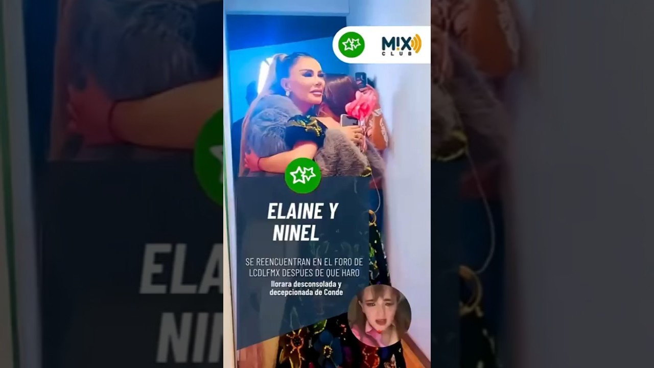 Elaine Haro salió de la casa y se topó con el desprecio de Ninel al ignorarla en gala