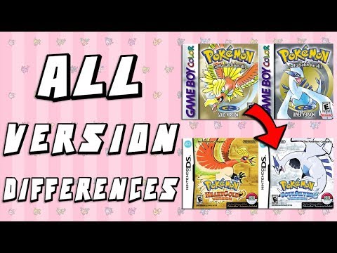 Pokemon Version Differences: Gold & Silver vs HeartGold & SoulSilver