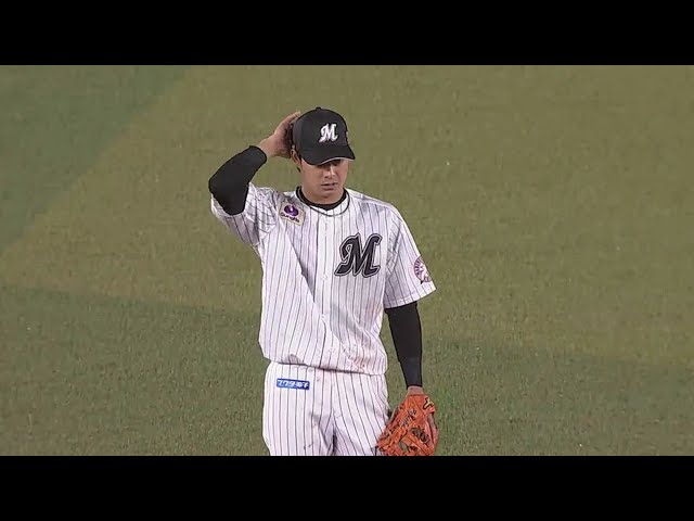【3回表】マリーンズ・藤岡裕が素早い反応で横っ跳び!! 2018/5/23 M-F