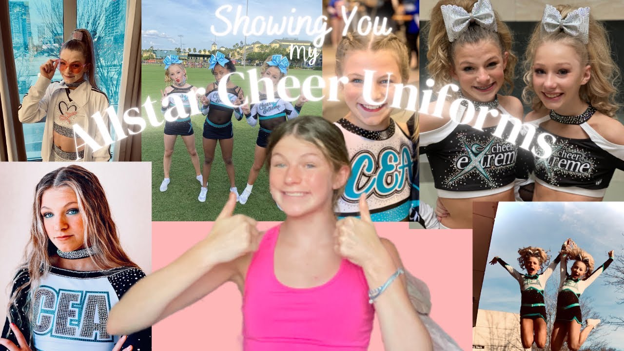 ALL OF MY ALLSTAR CHEER UNIFORMS//haul of my cheer uniforms-july 2021