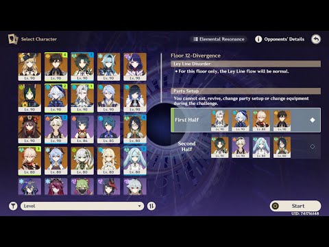 C2 R1 Neuvillette Hypercarry and C1 R2 Xiao Hypercarry