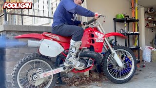 CR500 Fires Up at 10,000 RPM's | Almost Blew It Up