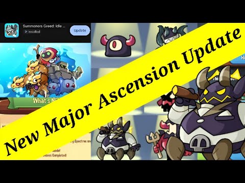 NEW Major Ascension Update | New Maps, New Balancing | version 1.100.0 Update | Summoner's Greed