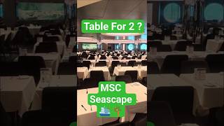 9 PM Group Table? No Thanks! 🛑 MSC Seascape Dining Reality