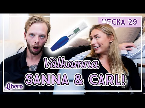 Våra reaktioner när vi plussade - Sanna & Carl vecka 29