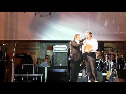 PREMIO GUSTO DIVINO 2011 a MARIO CICERO  PREMI SERENA GARITTA PRESENTA FILIPPO GLORIOSO