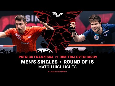 Patrick Franziska vs Dimitrij Ovtcharov | MS R16 | Singapore Smash 2024