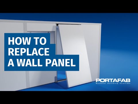 How to Replace a Wall Panel in PortaFab’s OmniFlex Modular Wall System
