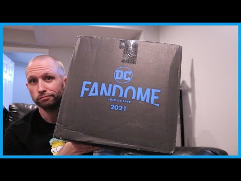 Unboxing this HUGE mystery box Warner Bros. sent me for DC FANDOME 2021!