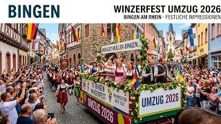 Winzerfest Umzug ( Bingen am Rhein ) 2026 [Almanya]