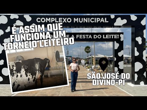 É assim que funciona um torneio leiteiro em feiras agropecuárias no Piauí.