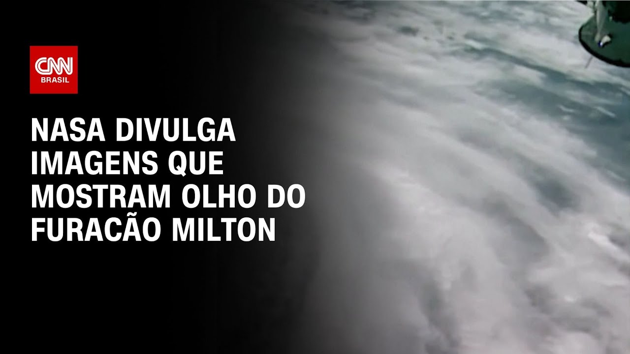 NASA divulga imagens que mostram olho do furacão Milton | CNN Brasil