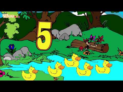 Pet majhnih račk  - Fünf kleine Enten - Zweisprachiges Kinderlied - Yleekids