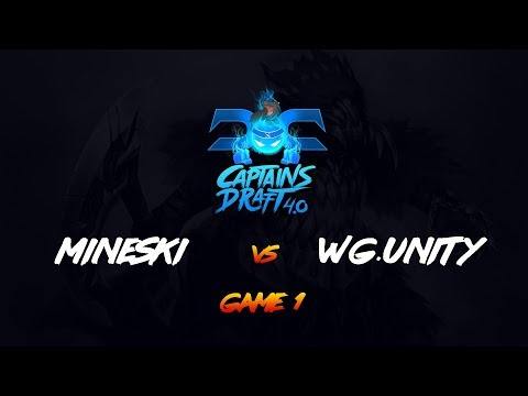Mineski vs WG.Unity Game 1 - Captains Draft 4 SEA Qualifiers (Pangolier Premiere!)