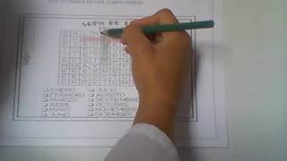 SOPA DE LETRAS DE LOS MESES DEL AÑO