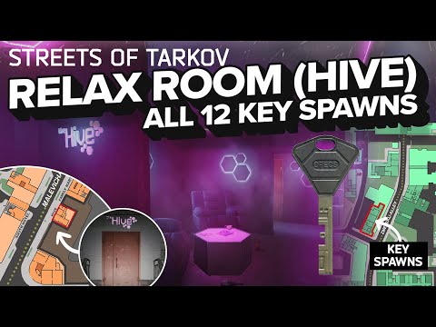 Relaxation Room Key Spawn Guide (All 12 spawns) | Escape from Tarkov | Ontorius