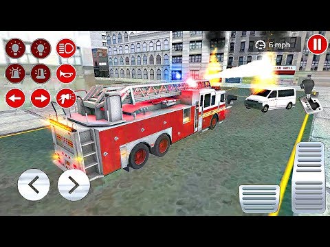 Fire Truck Driving Simulator 2020 - Truck Pemadam Kebakaran - Best Android Gameplay