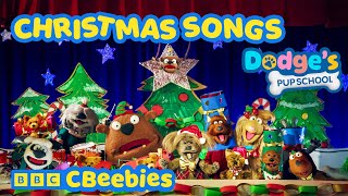 Dodge's Pup School Christmas Song Compilation 🎄| CBeebies 🎶