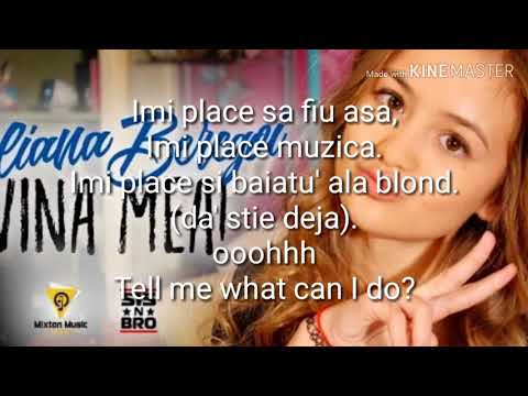 Iuliana Beregoi - VINA MEA /lyrics
