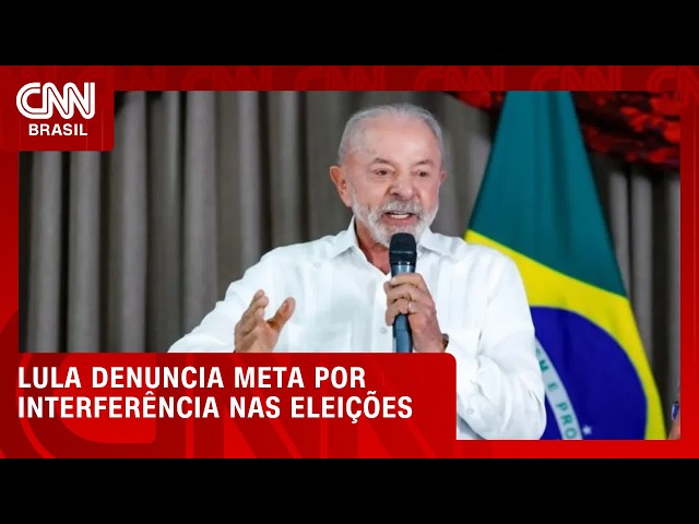 Lula denuncia Meta por interferência nas eleições brasileiras; entenda | CNN PRIME TIME