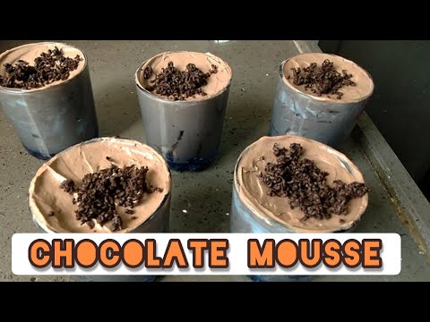 Quick Chocolate Mousse Recipe | Eggless Chocolate Mousse Recipe ~ Le Jain Cuisine