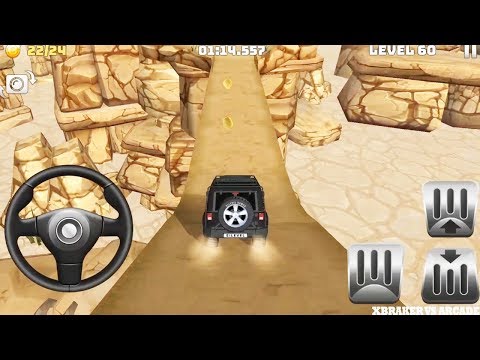 Mountain Climb 4x4: Impossible Stunts | Offroad Black Jeep 4x4 Levels 59 to 63 - Android GamePlay HD