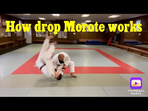How cross grip, side moving drop Morote can be indefensible if timed right.
