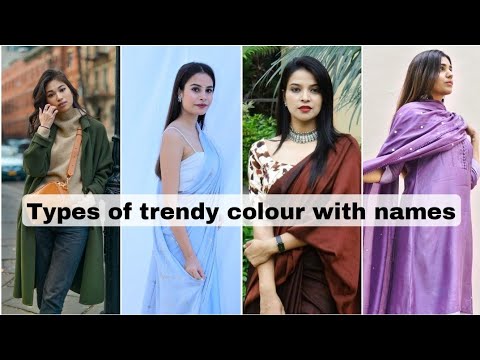 Trending dress colour with name/Pastel colour outfits/Trending colour of outfit/Outfit colour name