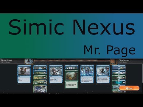 [Magic Arena] Simic Nexus Combo (64% win rate over 50+ games)