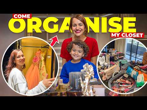 My CLOSET Organisation at NEW HOME 😊