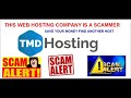 TMDHosting.com Scammed customers Provided False and Misleading Information To Customers